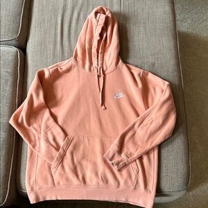 Nike Men’s Pullover Hoodie – Size L (Soft Coral)